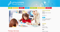 Desktop Screenshot of mylittlesteps.net